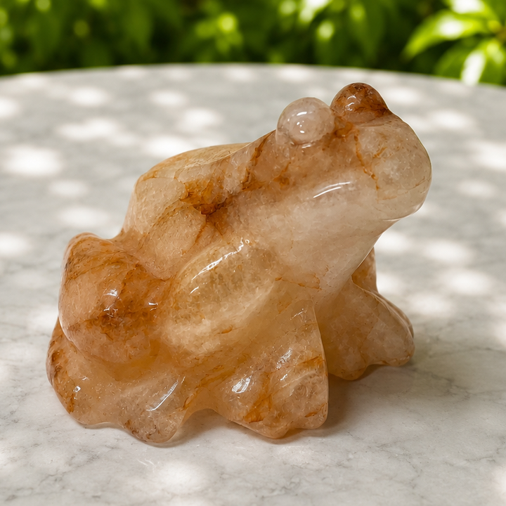 Frog Crystal Carving