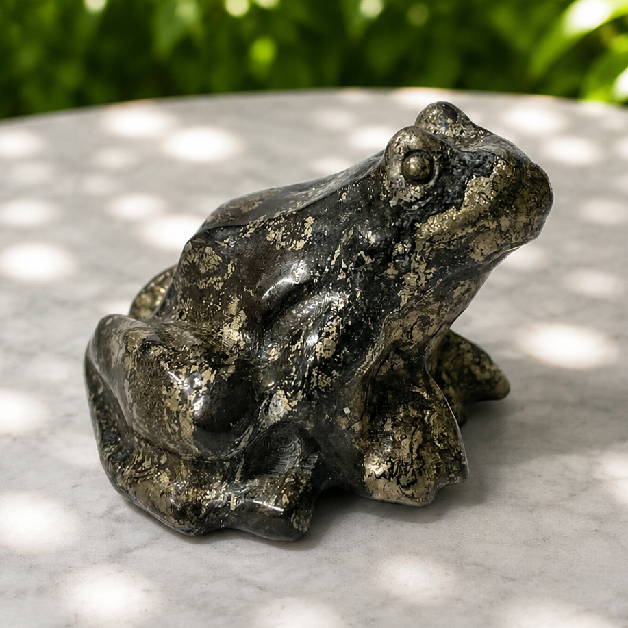 Frog Crystal Carving