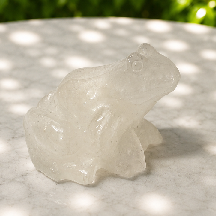 Frog Crystal Carving