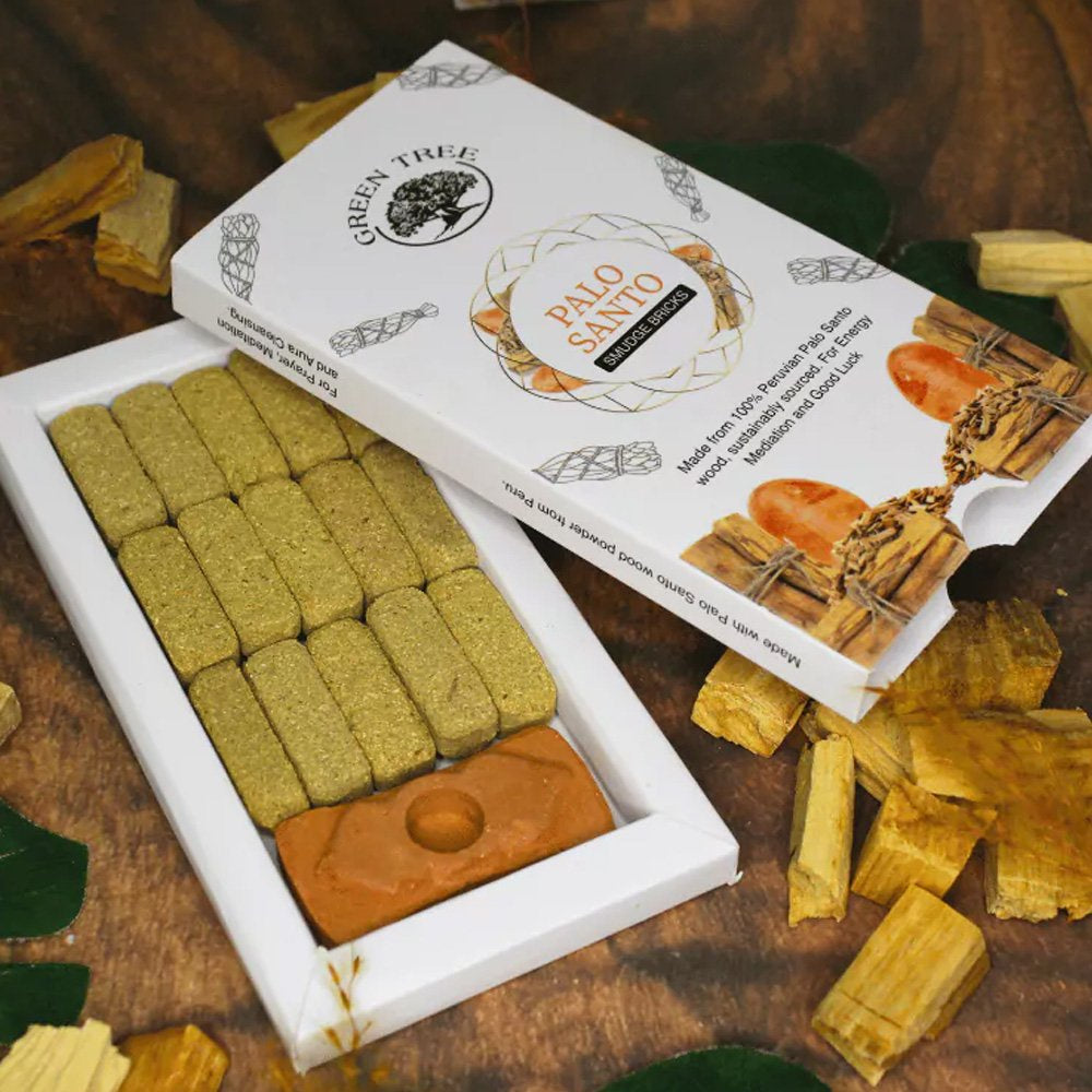 Green Tree Palo Santo Smudge Brick