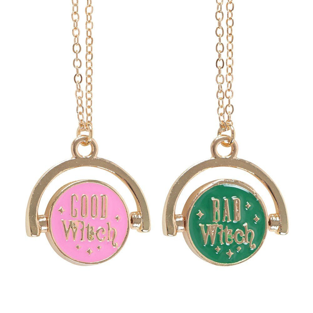 Necklace Good Witch Bad Witch Spinner