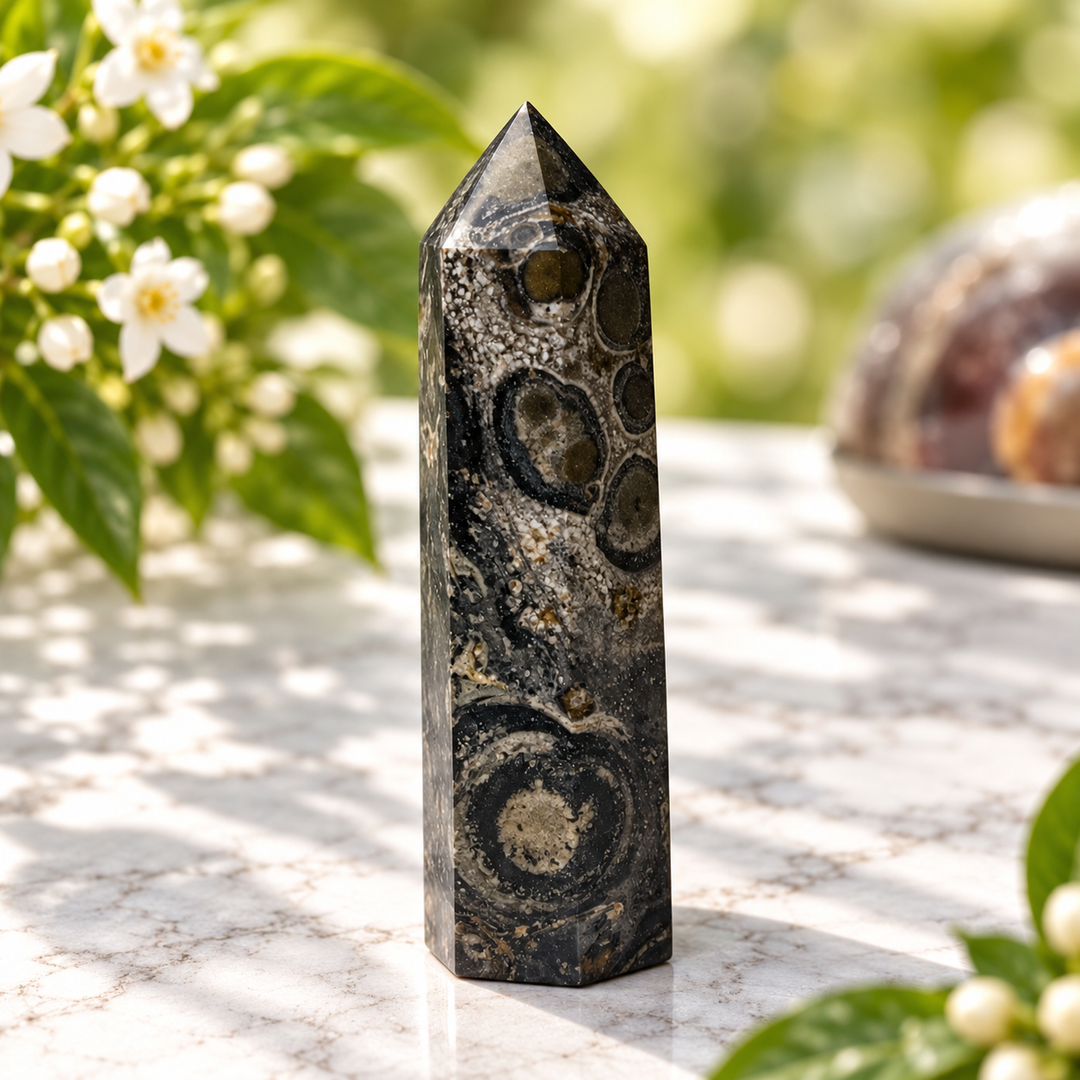 Point Fossil Agate 8.8 cm