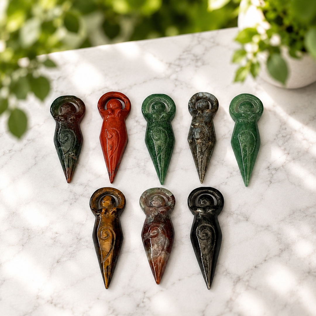 Pocket Goddess Carving Crystal