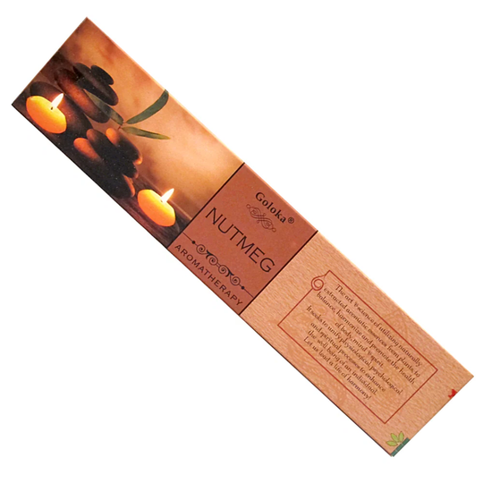Goloka Nutmeg Aromatherapy Incense 15g