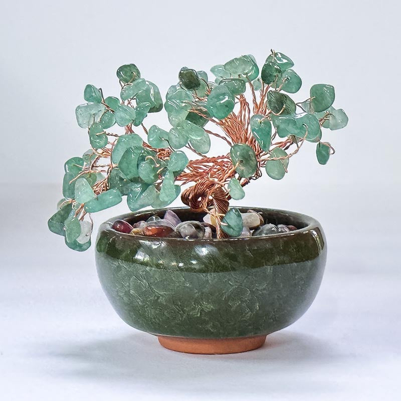 Bonsai Tree Green Aventurine Chip 8.0 cm | Carpe Diem With Remi