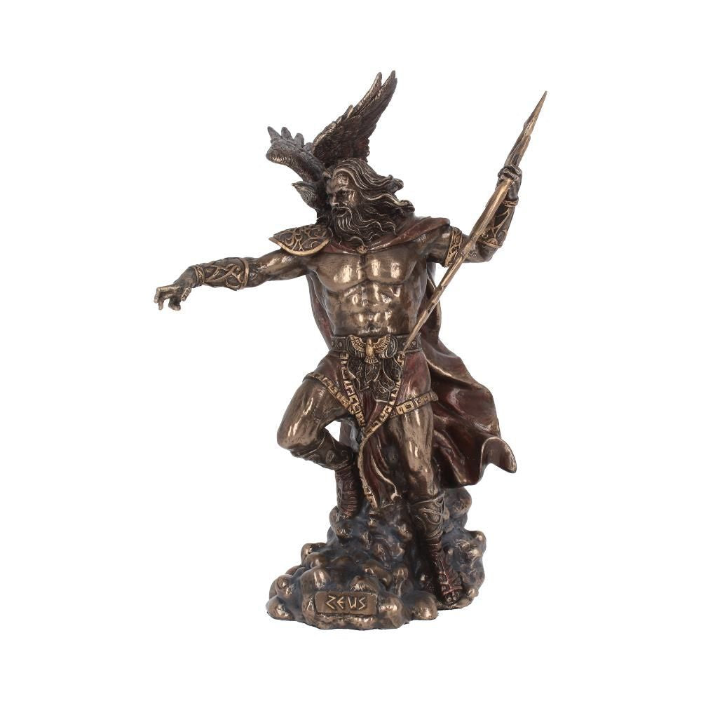 Zeus King Of The Greek Gods Bronzed 30cm