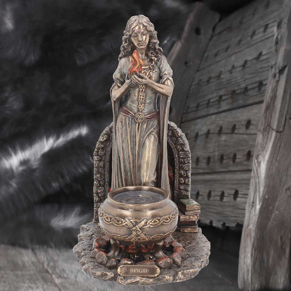 Figurine Brigid Irish Goddess Bronze 24.5 cm - Instore Only