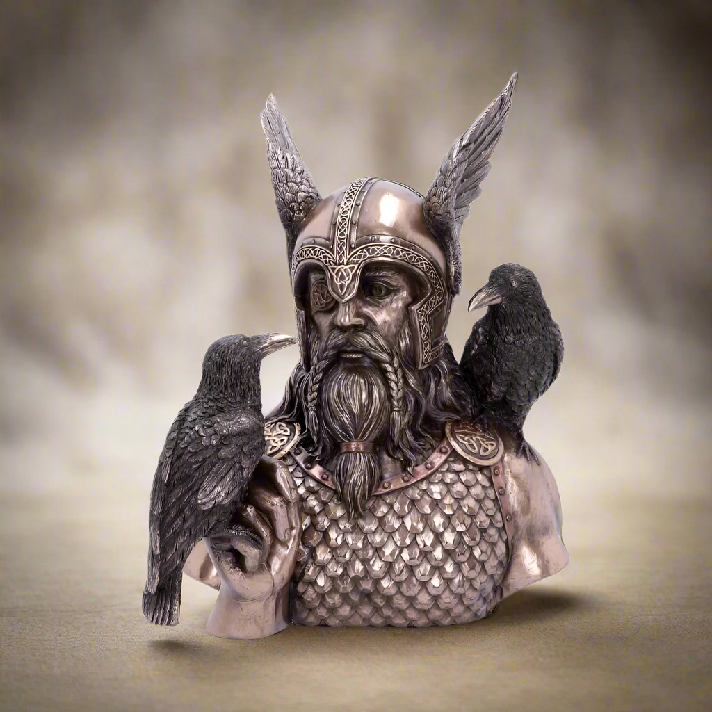 Odins Messengers Norse God Bust 23 cm