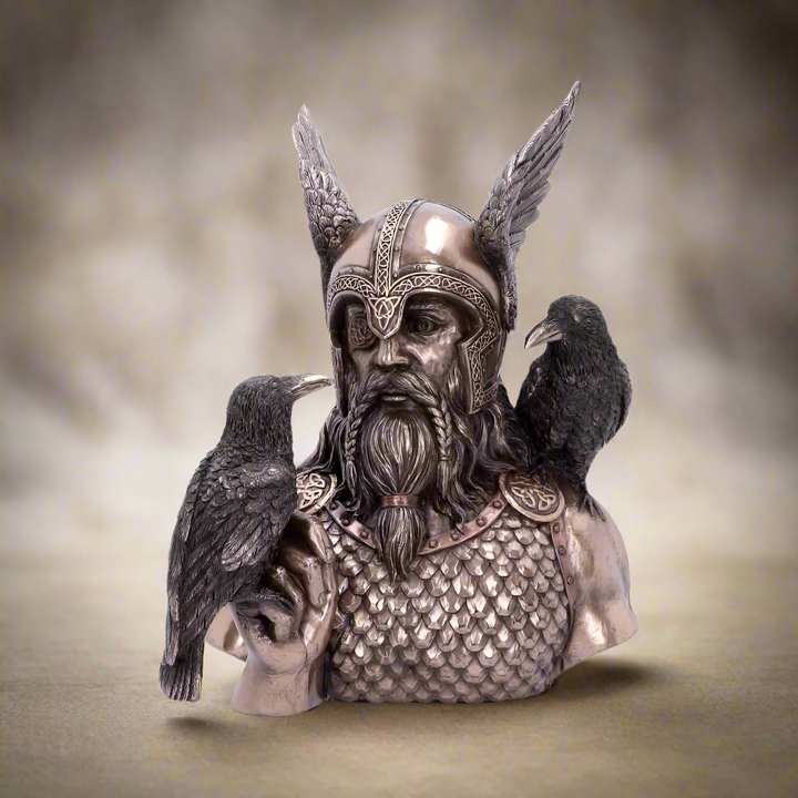 Odins Messengers Norse God Bust 23 cm