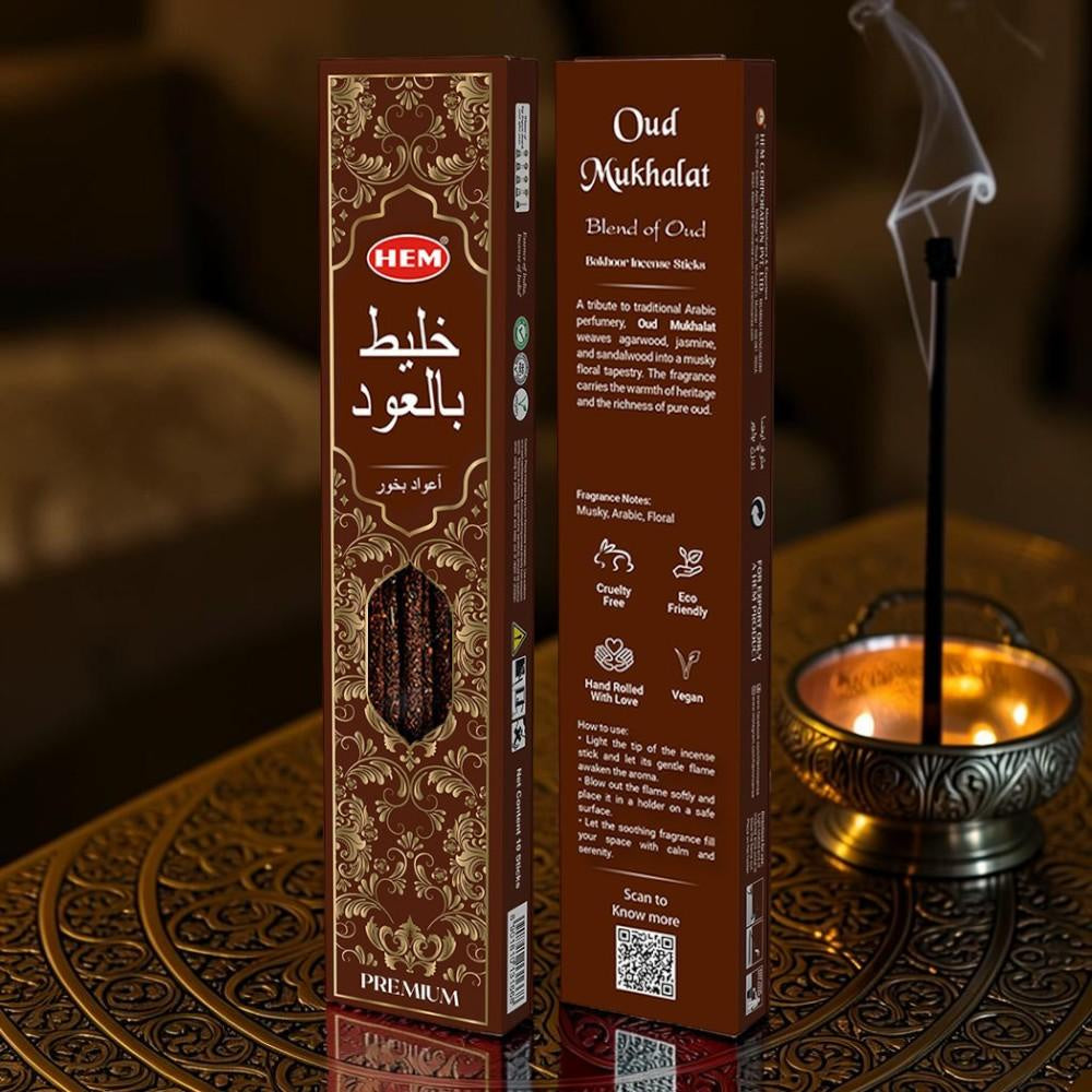 Hem Oud Mukhalat Premium Incense Sticks