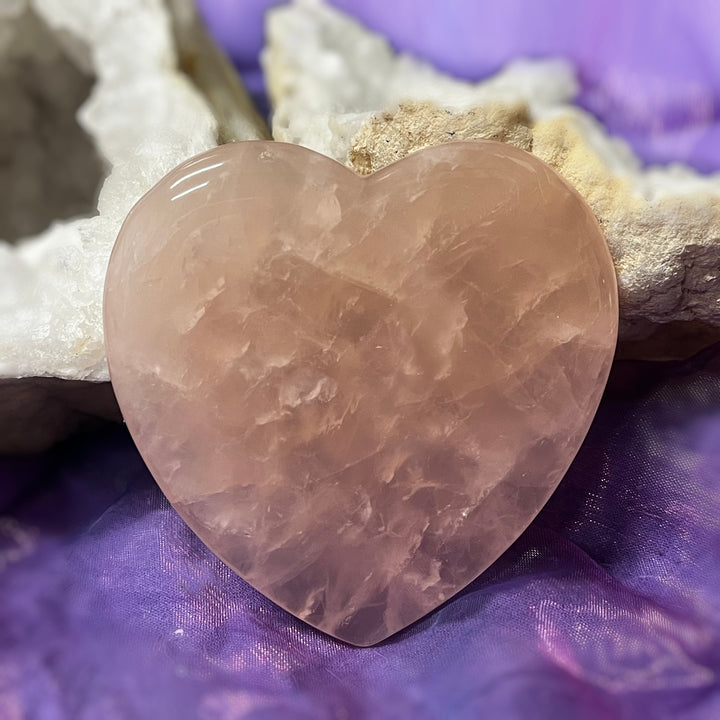 Heart Rose Quartz 8.6 cm | Carpe Diem With Remi