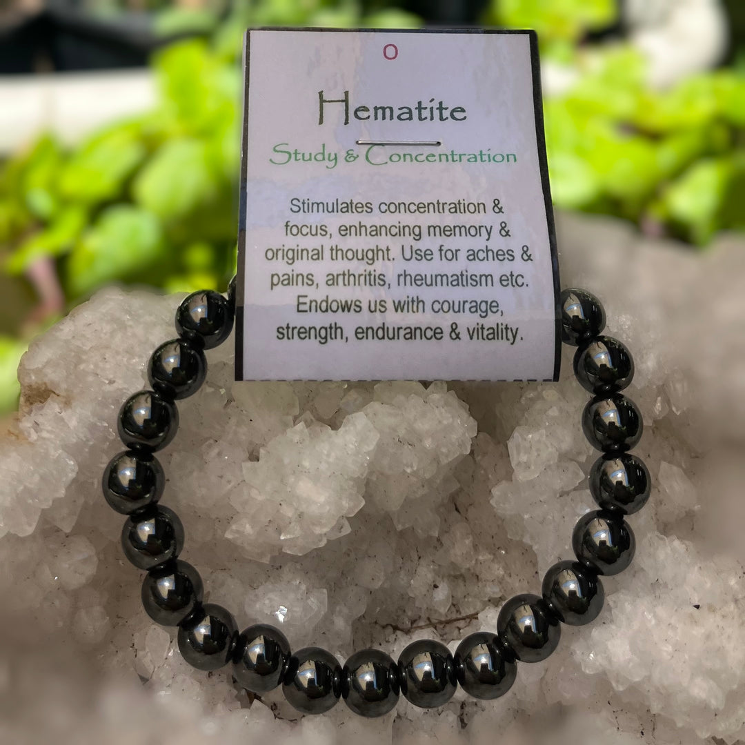 Bracelet Hematite Beads 8mm