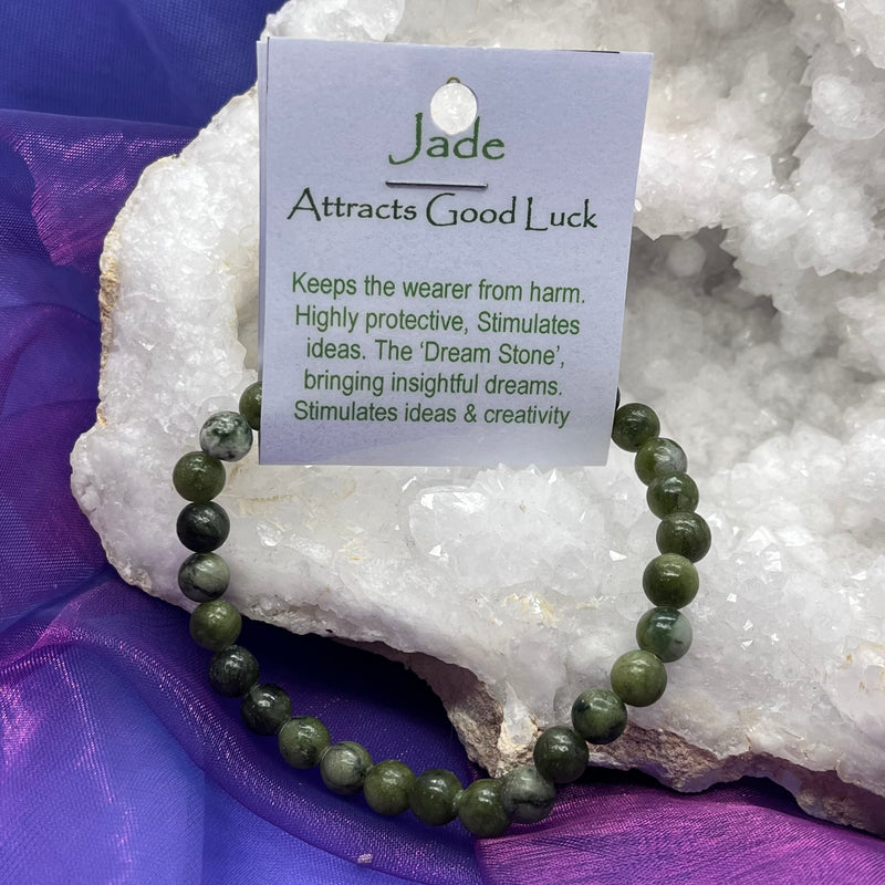 Bracelet Jade Bead 6mm