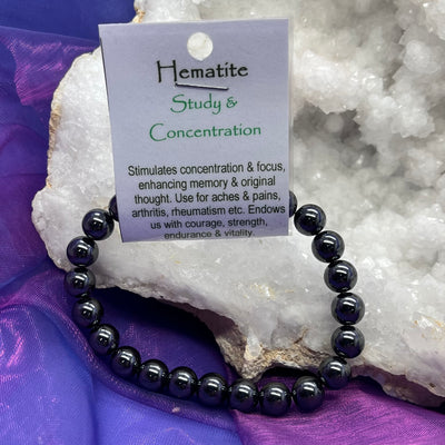 Bracelet Hematite Beads 8mm | Carpe Diem With Remi