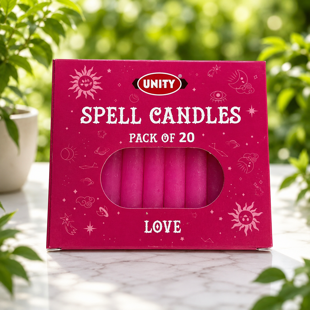 Spell Candle Coloured Unity Pack of 20