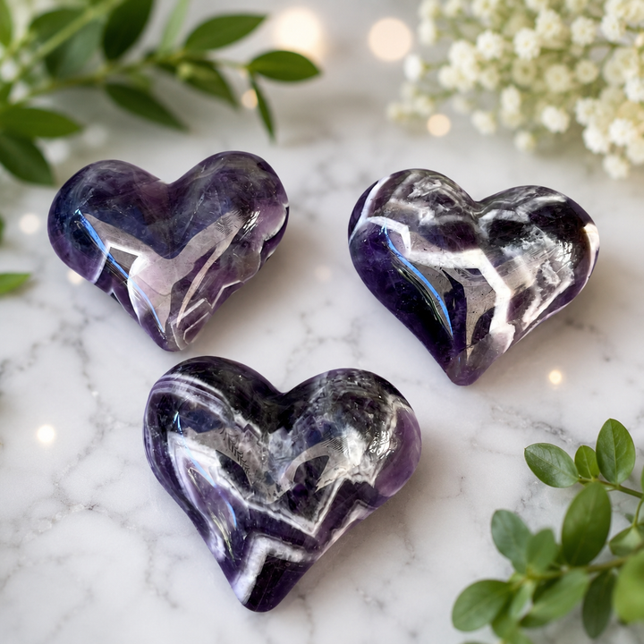 Puff Heart Dream Amethyst