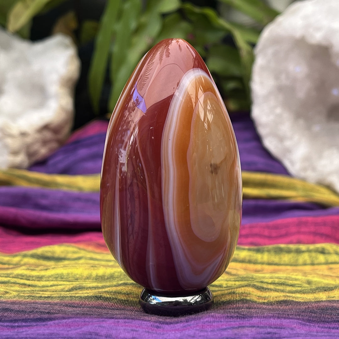 Egg Sardonyx 7.7 cm