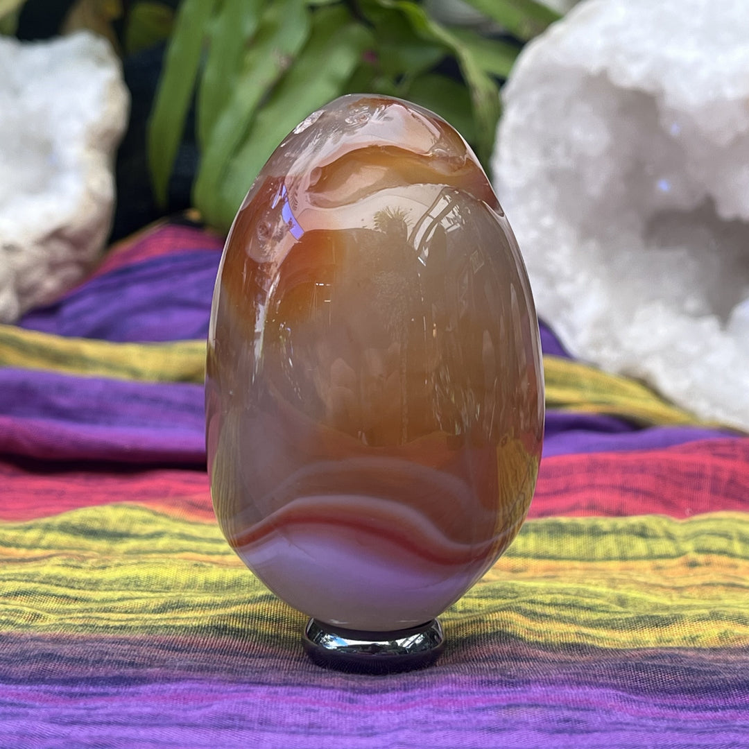 Egg Sardonyx 7.3 cm