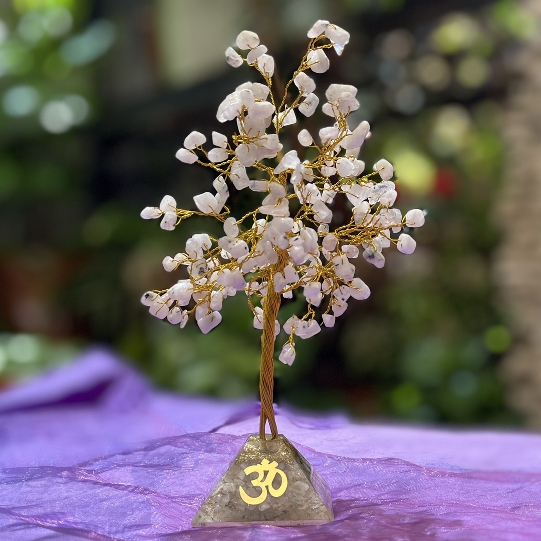 Crystal Tree Rainbow Moonstone Orgonite Base 200 Chip