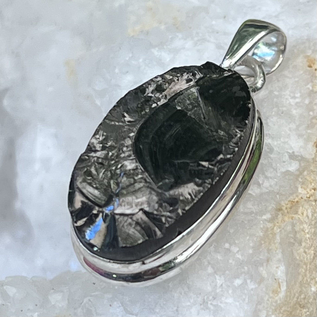 Pendant Shungite Royal Noble Oval 3.2 cm