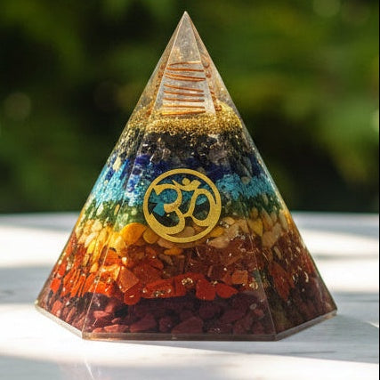 Pyramid Chakra Hexagonal Orgonite