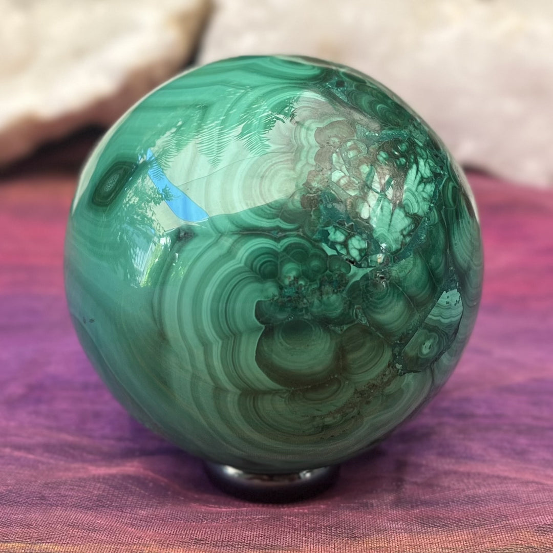 Sphere Malachite Large 6.3 cm