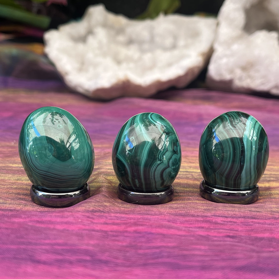 Egg Malachite 3.5 cm