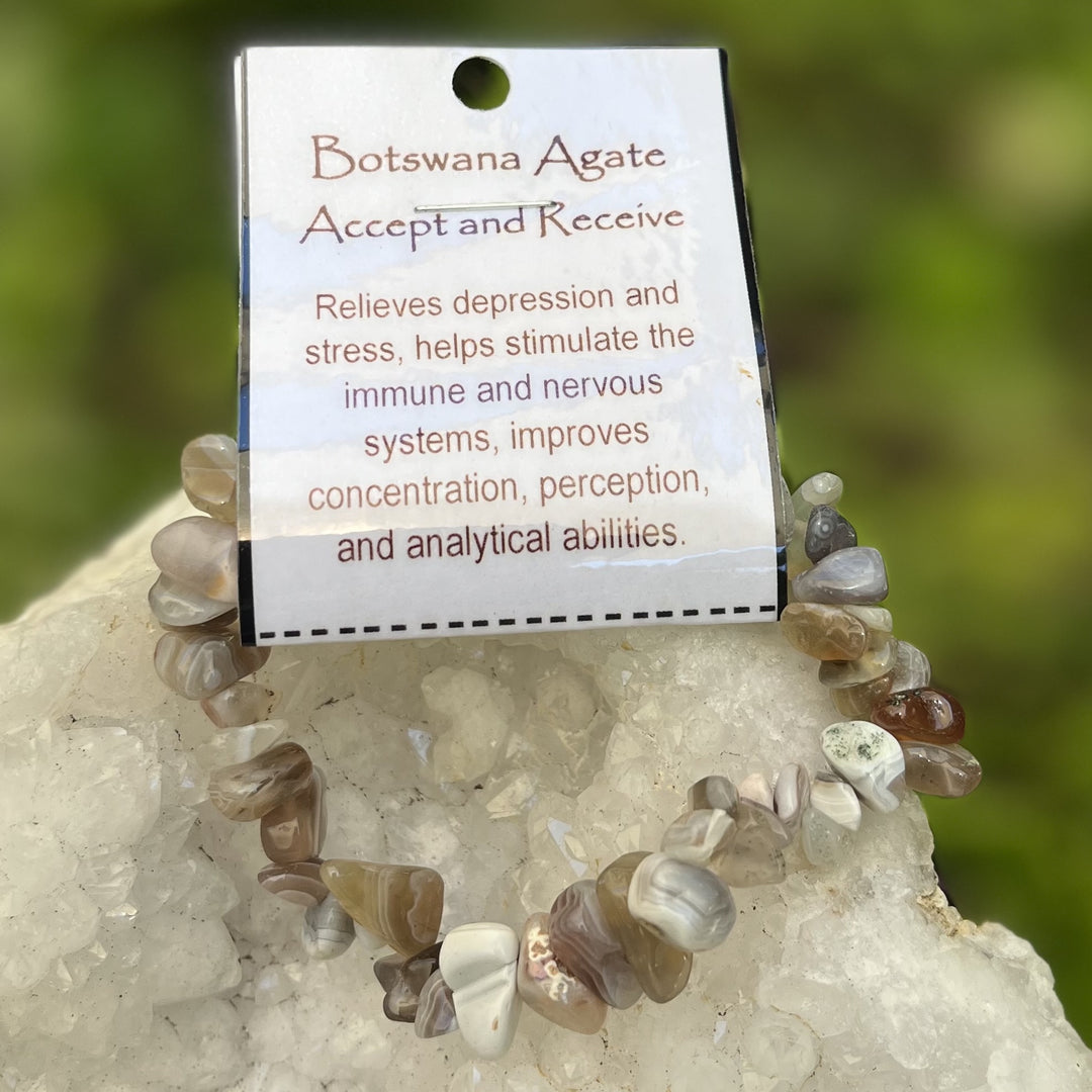 Bracelet Botswana Agate Chip
