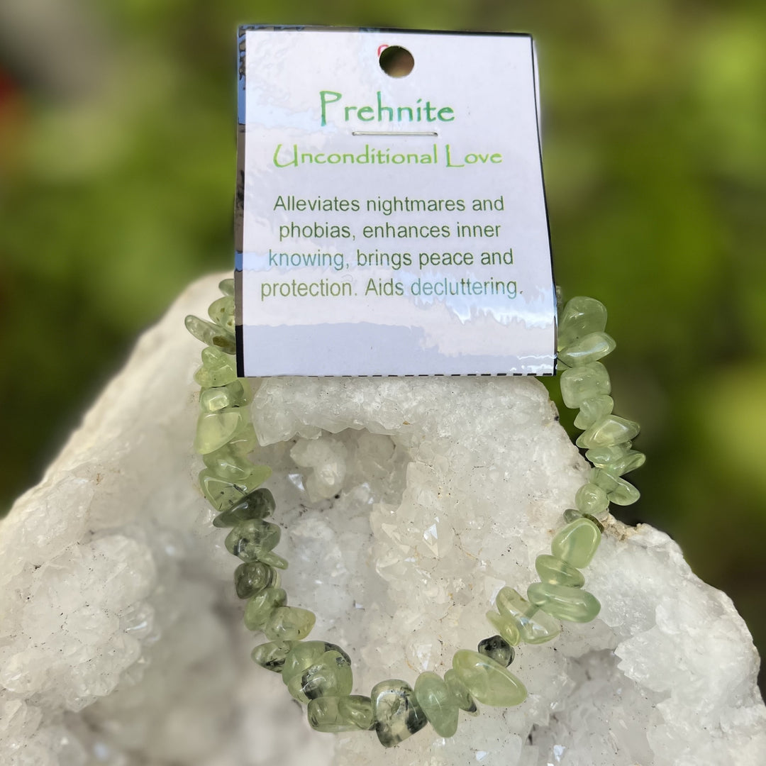 Bracelet Prehnite Chip