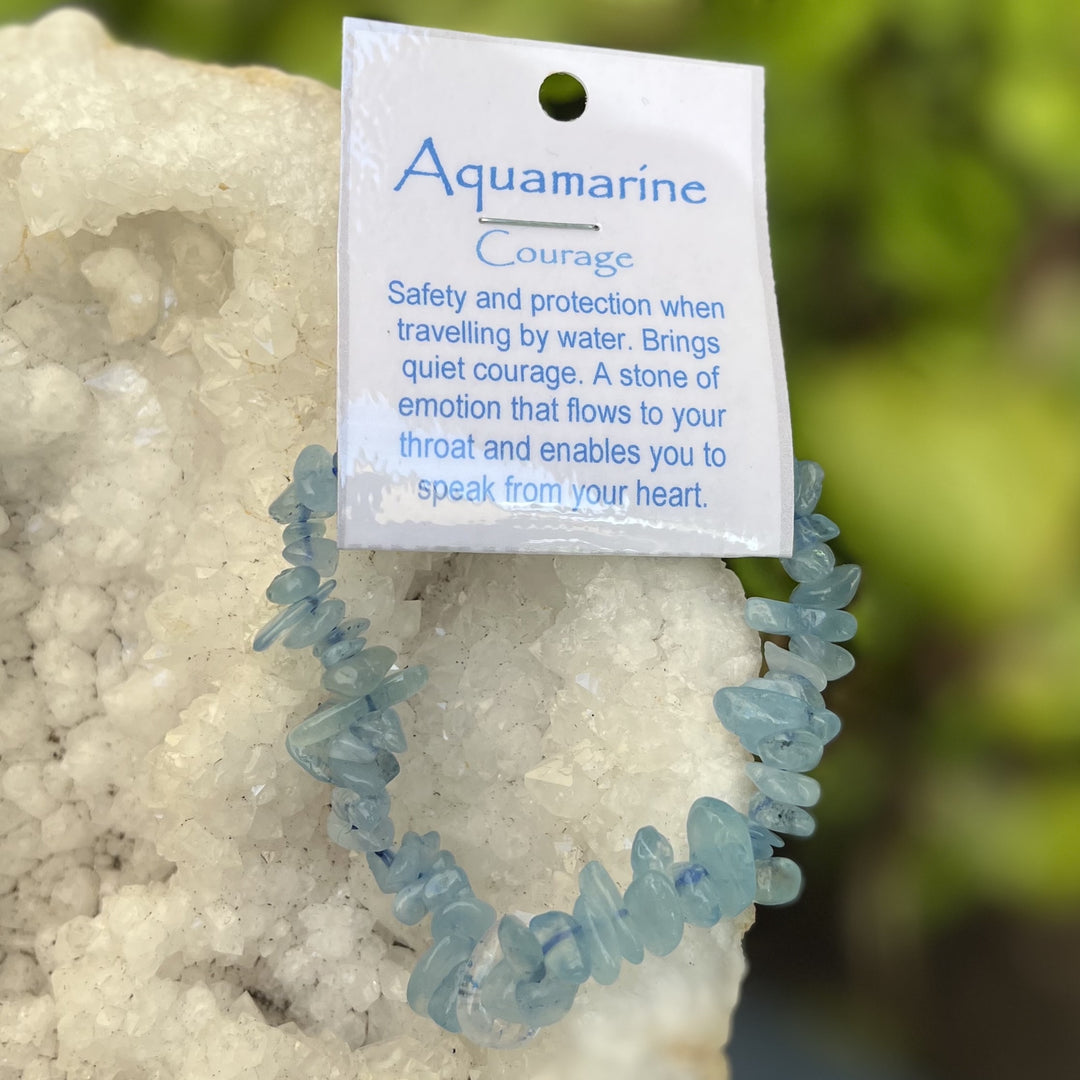 Bracelet Aquamarine Premium Quality Chip