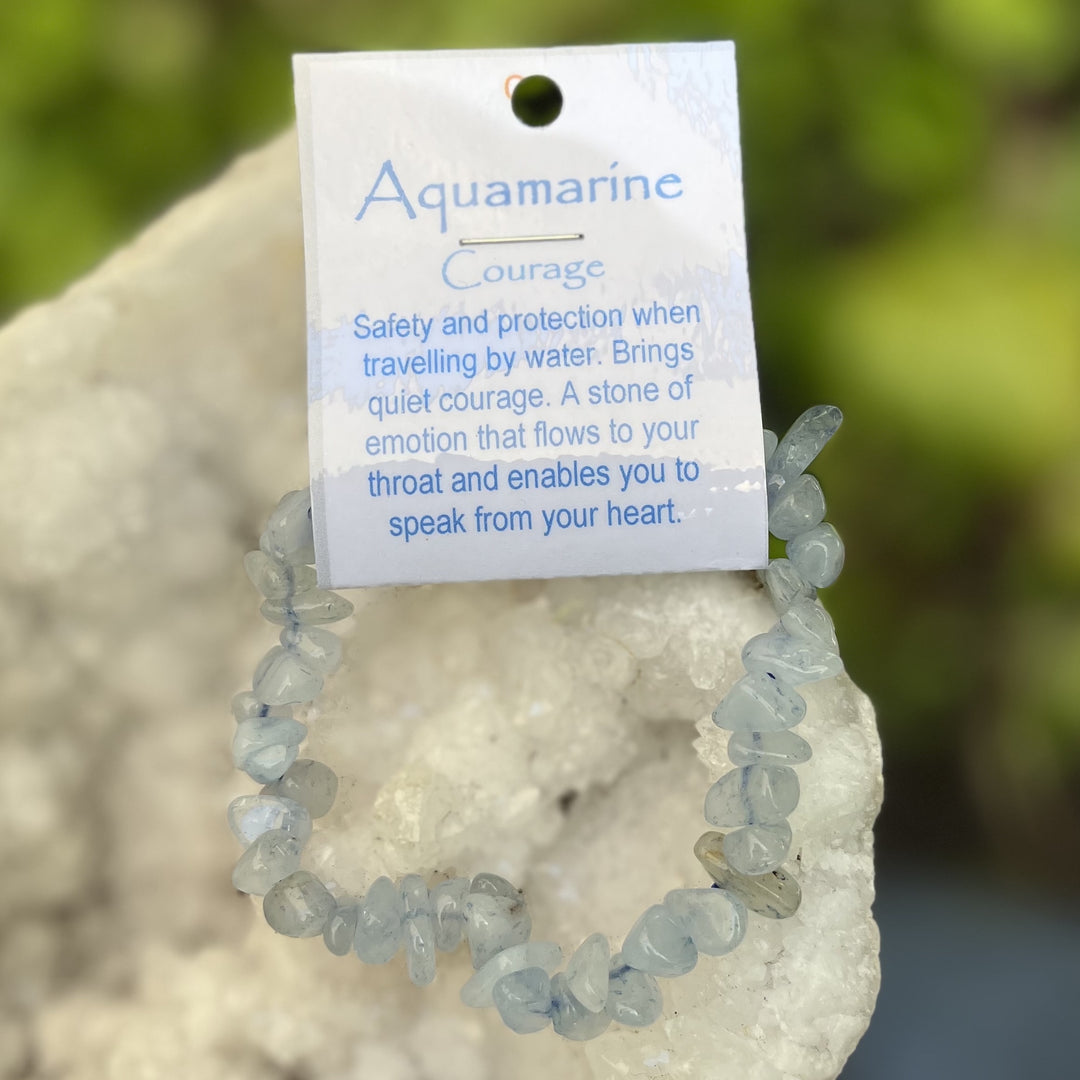 Bracelet Aquamarine Chip
