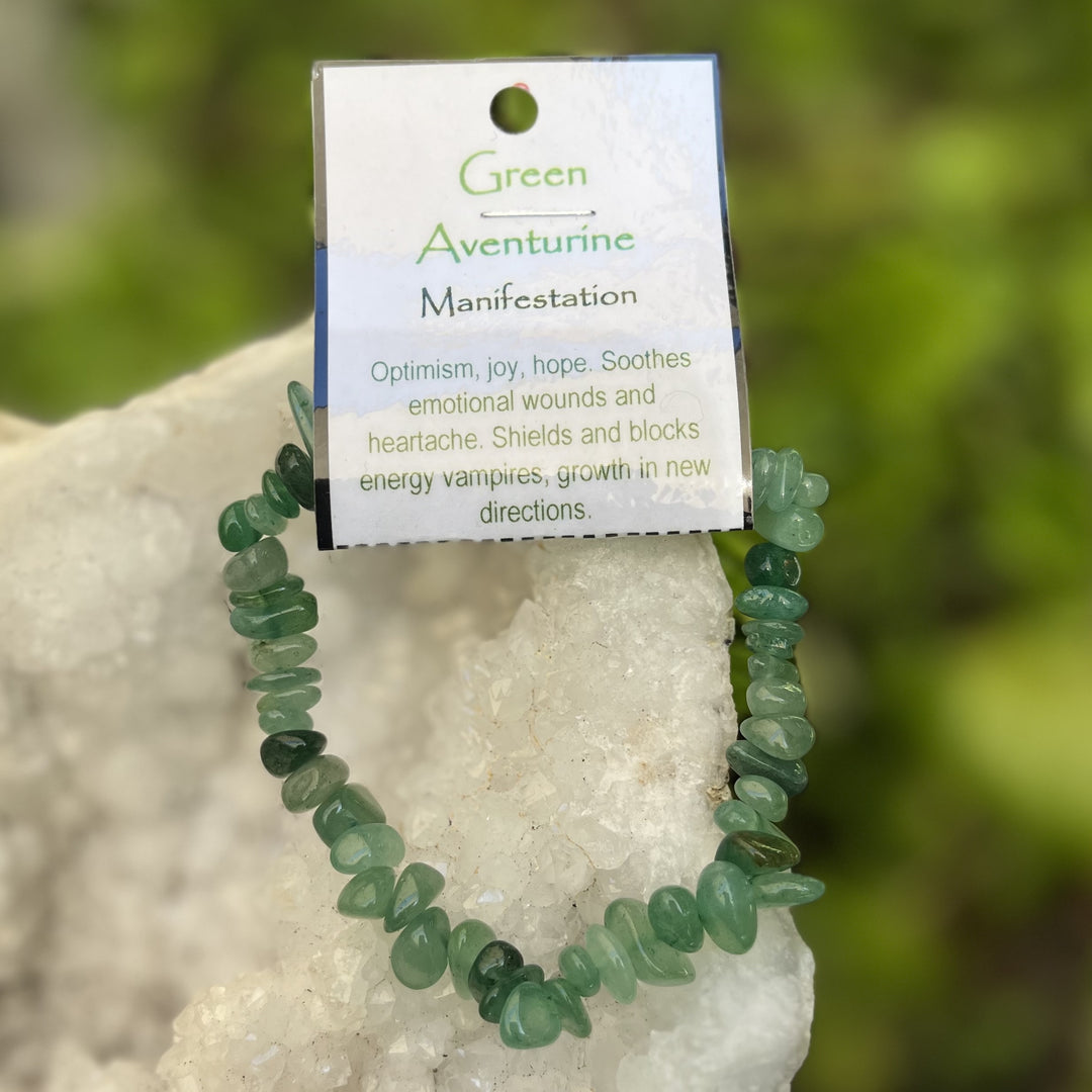 Bracelet Green Aventurine Chip