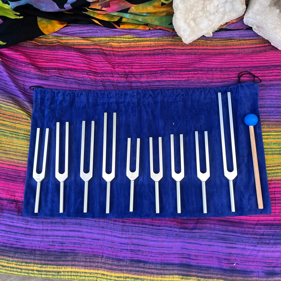Tuning Fork Set Non-Weighted 174/ 285/ 396/ 417/ 528/ 639/ 741/ 852/ 963HZ