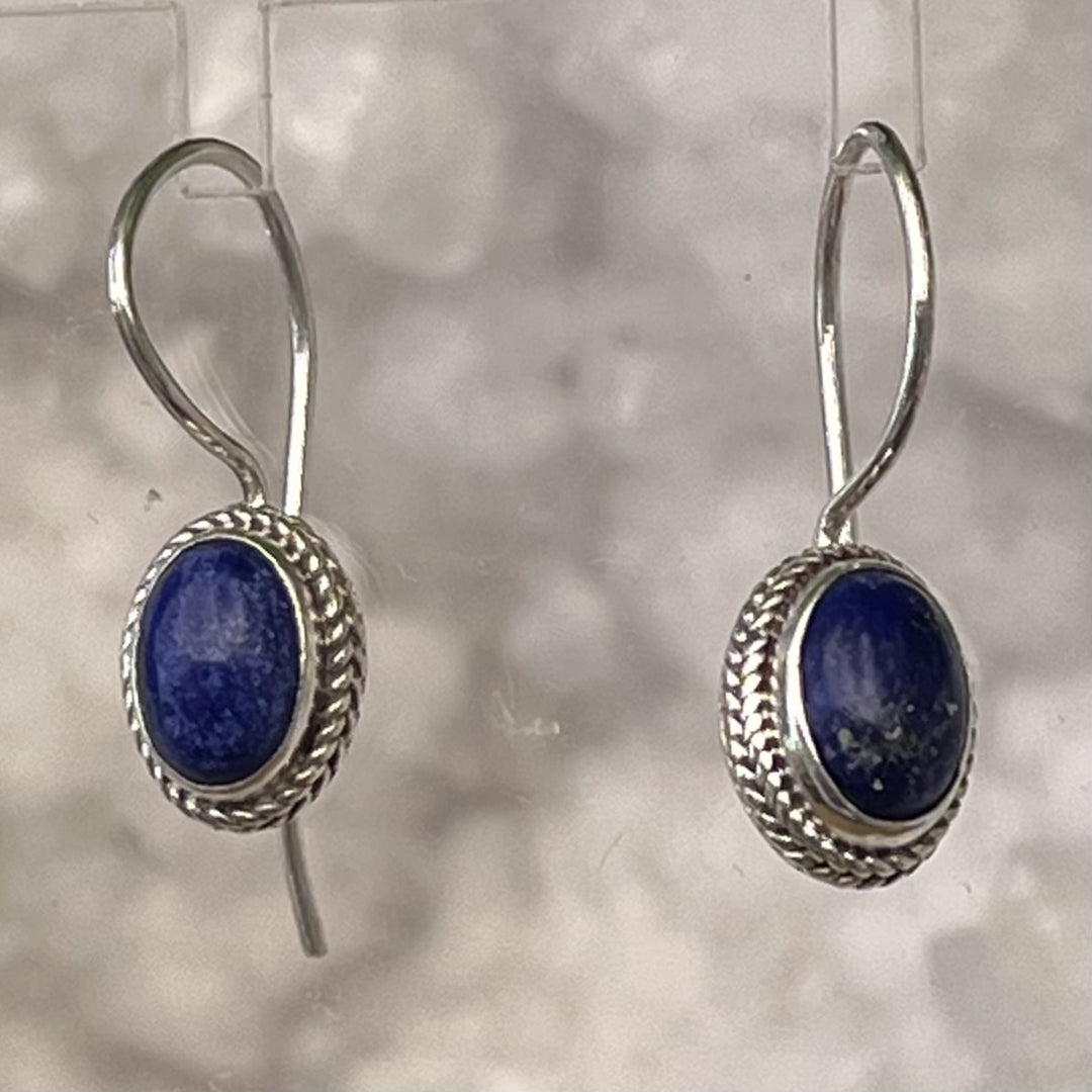 Earrings Lapis Lazuli 2.0 cm