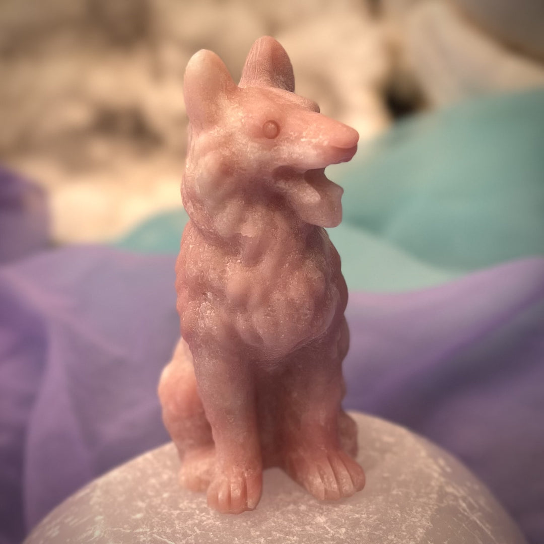 Wolf Pink Calcite 8.0 cm