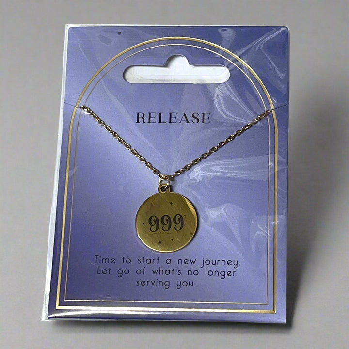 Necklace 999 Reflection Luck Angel Number