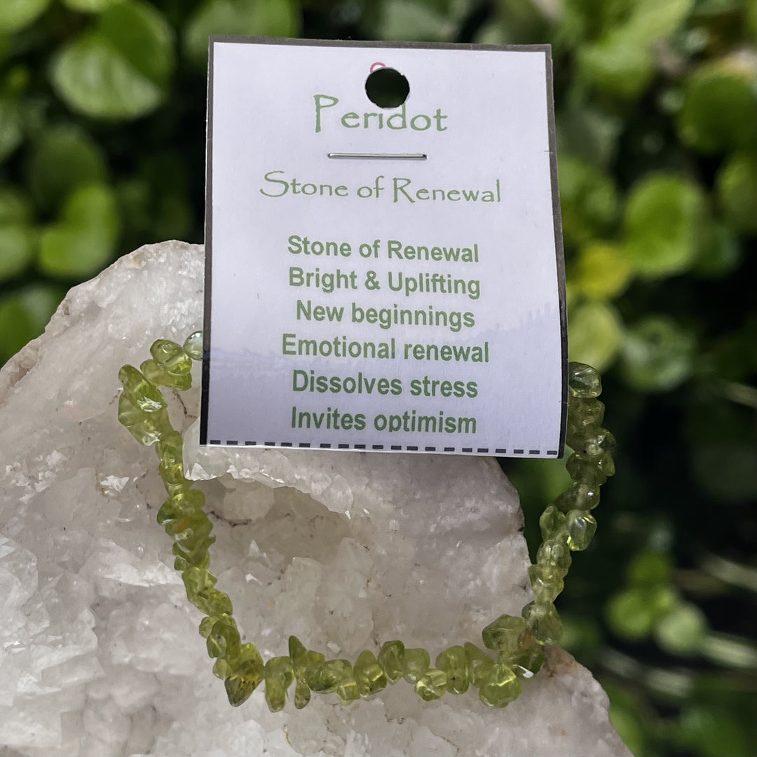 Chip Bracelet Peridot
