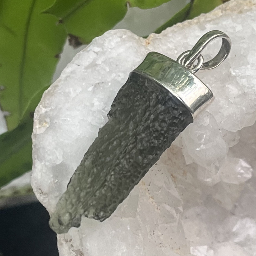 Pendant Moldavite Raw 1.2 cm