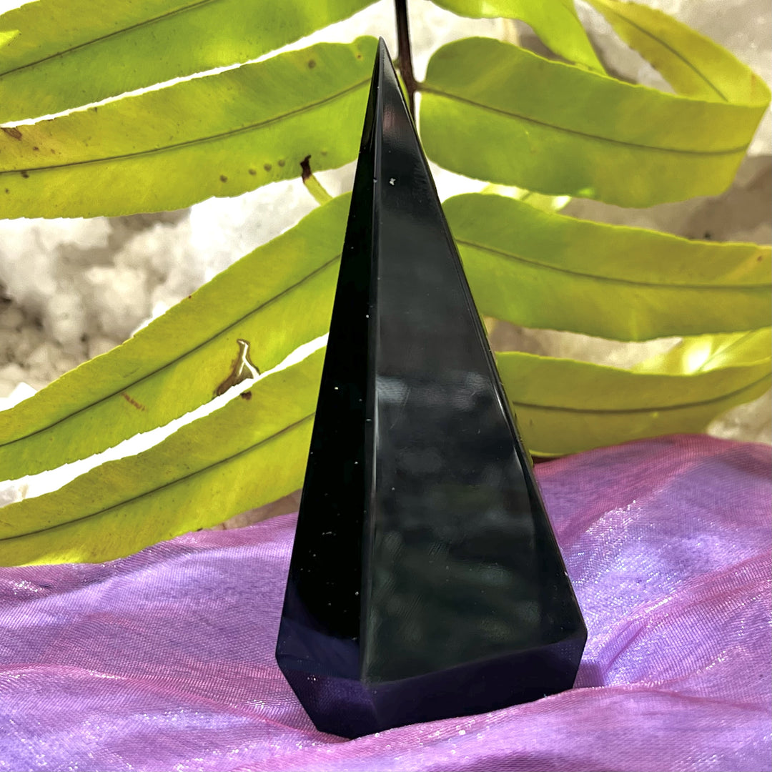 Point Rainbow Obsidian Diamond 9.0 cm