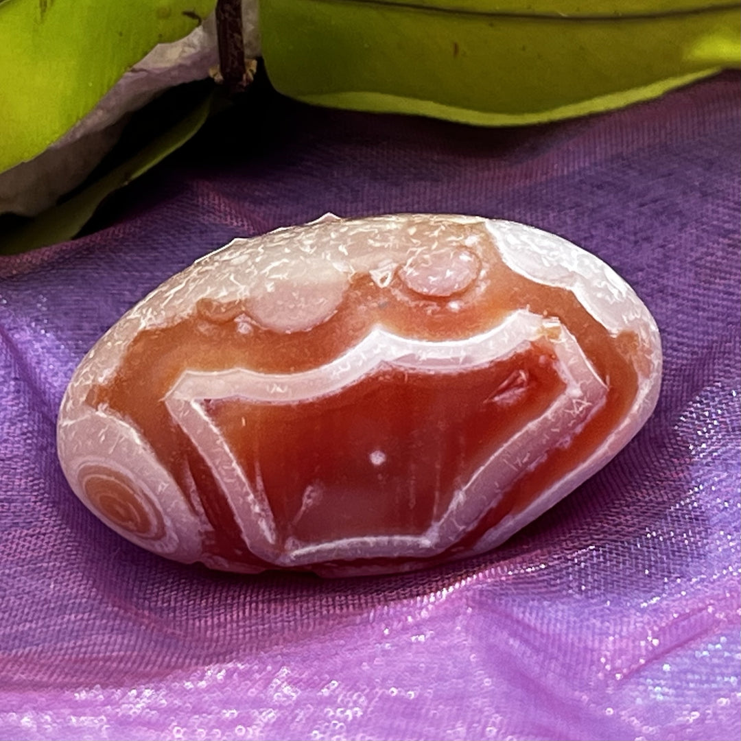 Palm Stone Gobi Desert Orange 3.5 cm