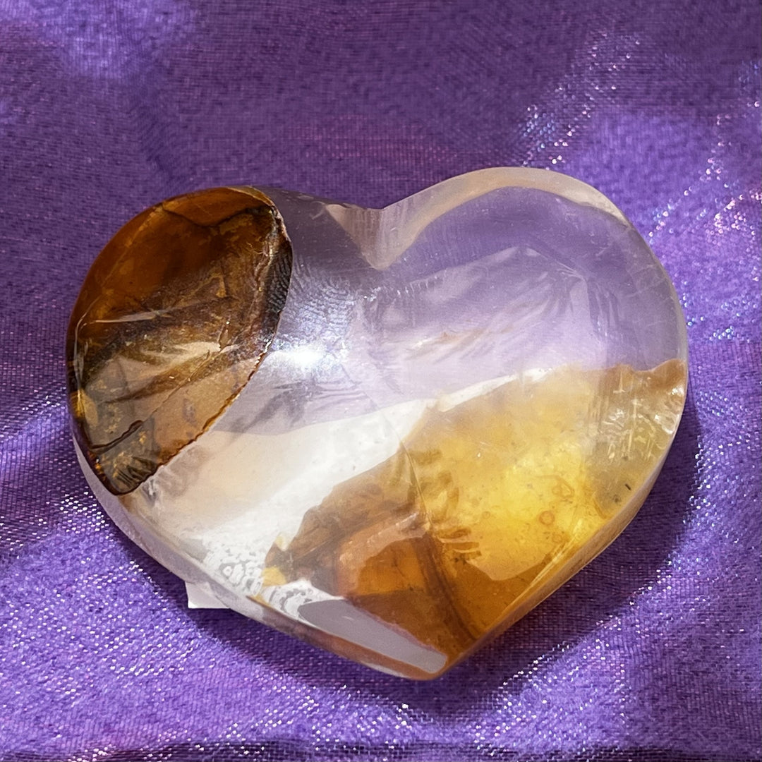 Heart Golden Healer Natural Flaws 4.2 cm
