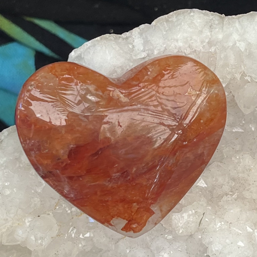 Heart Fire Quartz 4.0 cm