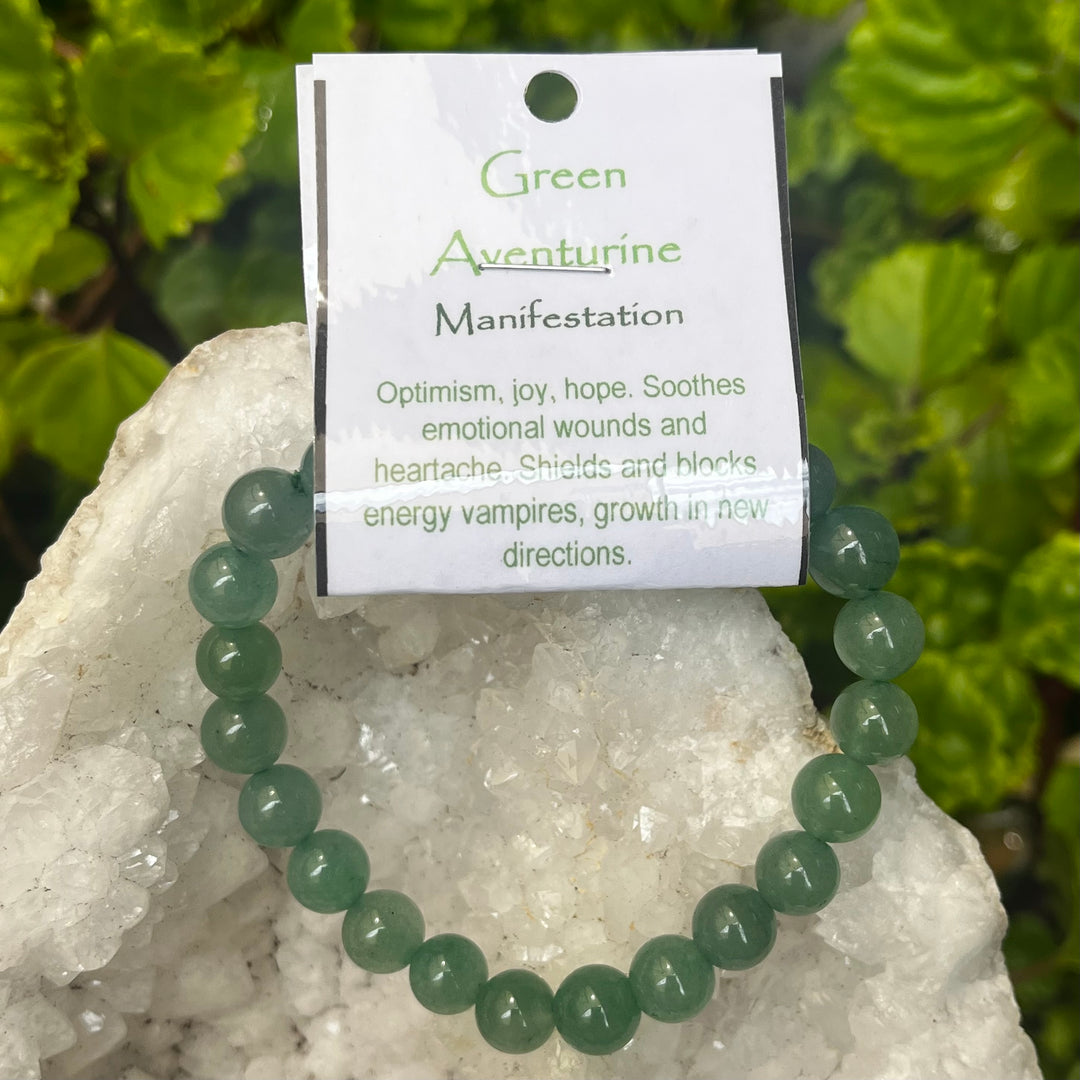 Bracelet Green Aventurine 8 mm Beads