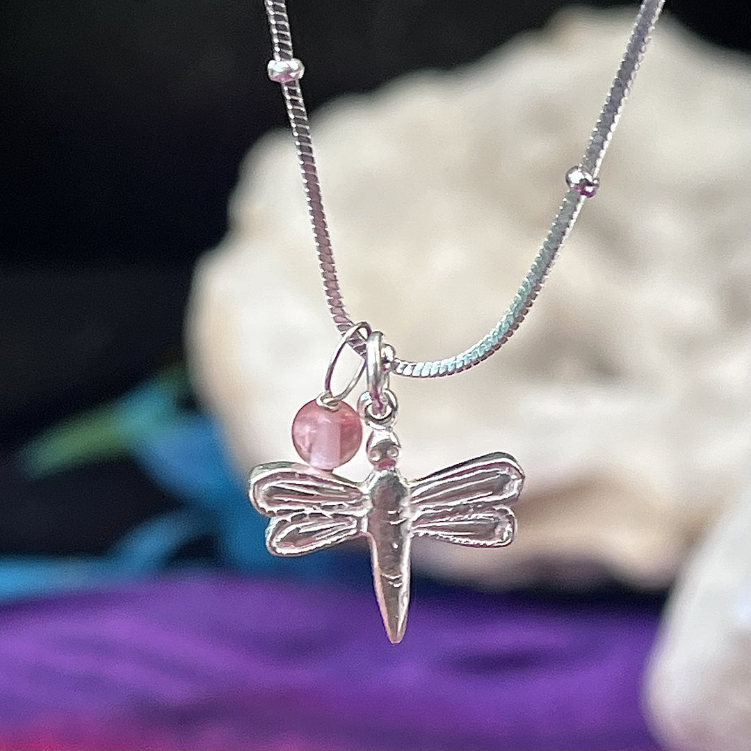 Necklace Dragonfly Silver