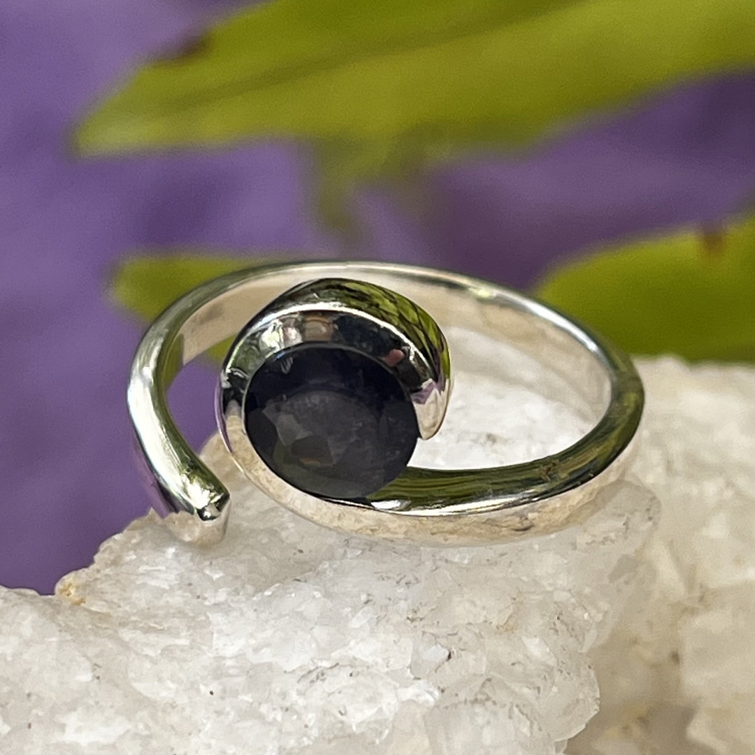 Ring Iolite Swirl 0.6 cm