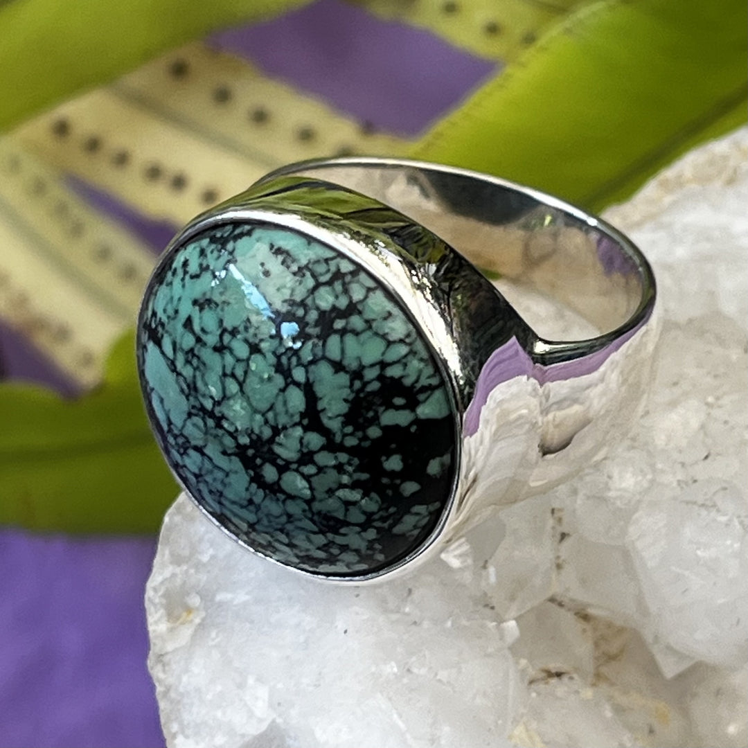 Ring Turquoise Round 1.6 cm