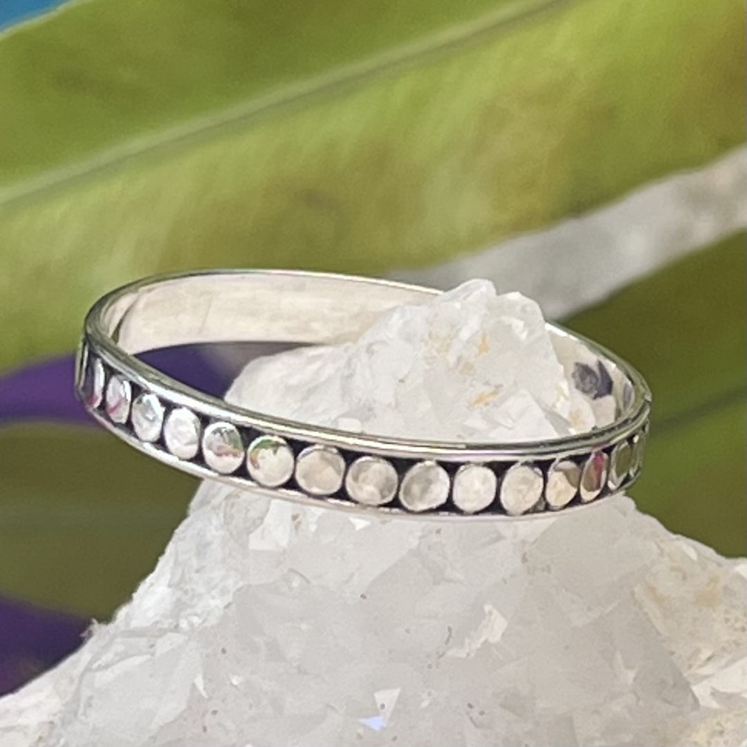 Ring Silver Dots