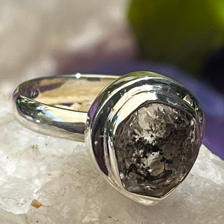Ring Herkimer Diamond Raw