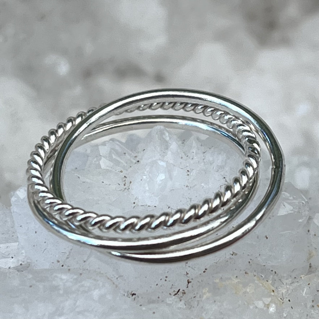 Ring Intertwined Silver