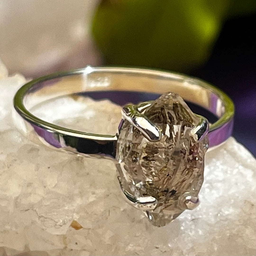 Ring Herkimer Diamond Various Sizes